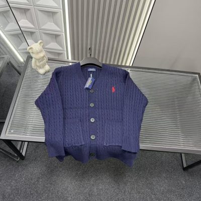 Premium Ralph Lauren Sweaters Navy Embroidered Luxury