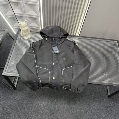 Best Selling Prada Jackets Black Luxury