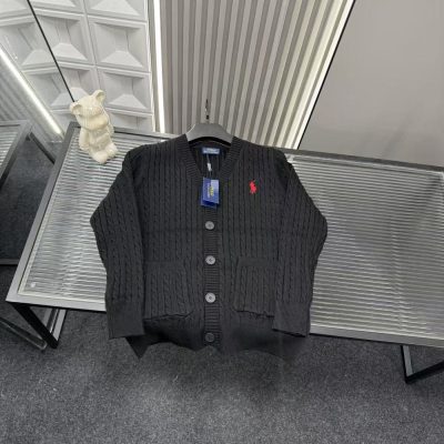 Best Selling Ralph Lauren Sweaters Black Embroidered Luxury