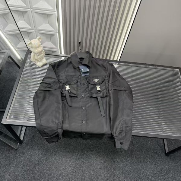 Best Selling Prada Coat Black Luxury