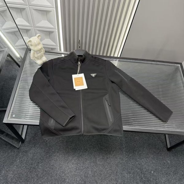 Premium Prada Coat Black Style