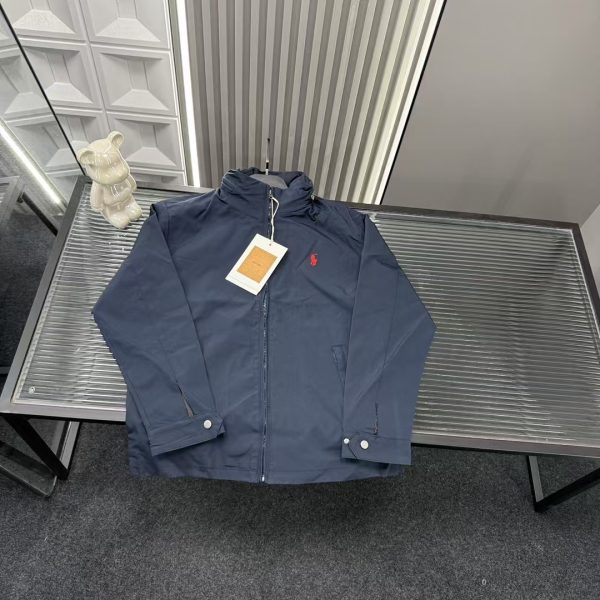 Premium Quality Ralph Lauren Coat Navy Embroidered Collection