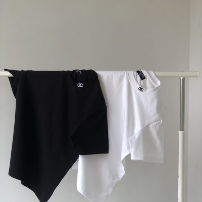 Premium Chanel T-Shirt Black Cotton Classic Luxury