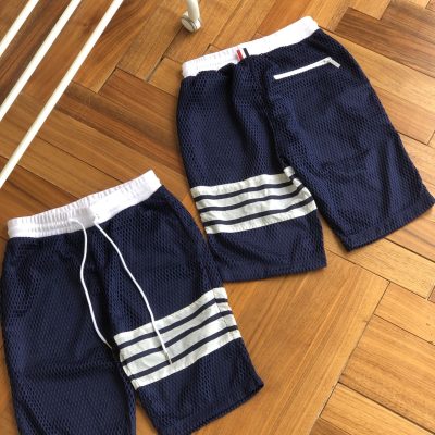 Luxury Thom Browne Shorts Navy Casual Luxury