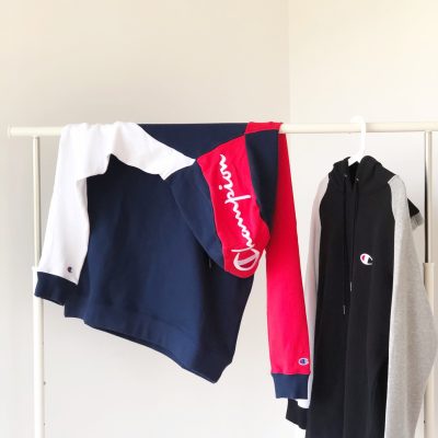 Best Selling Champion Sweatshirts Black Cotton Embroidery Style