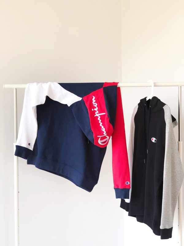 Best Selling Champion Sweatshirts Black Cotton Embroidery Style