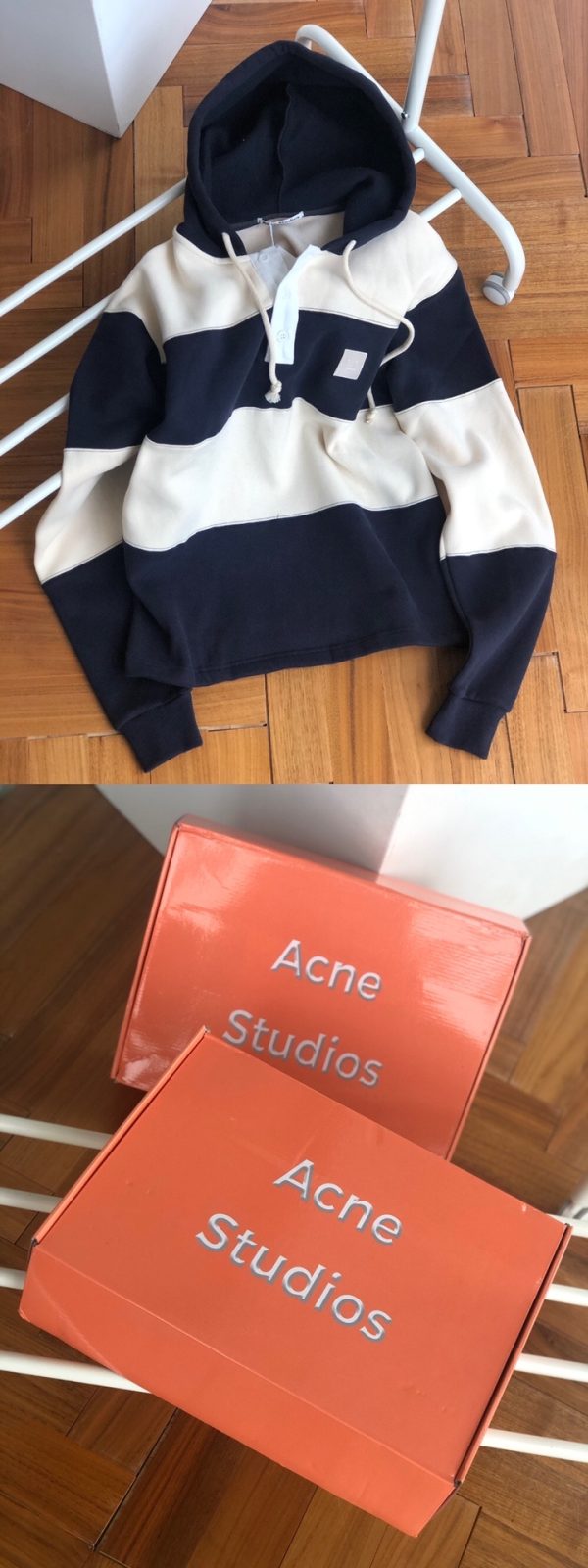 Premium Acne Studios Hoodie Striped Style