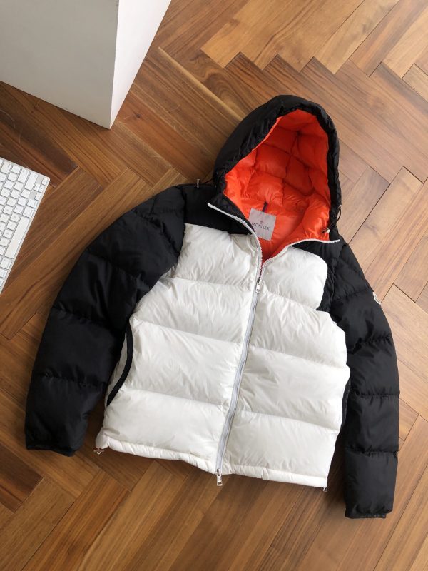 Premium Quality Moncler Down Jackets Black Patchwork Style