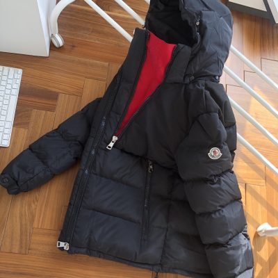 Best Selling Moncler Down Jackets Black Logo Style