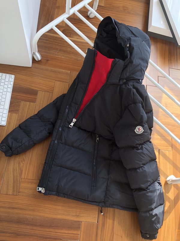 Best Selling Moncler Down Jackets Black Logo Style