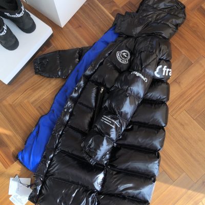 Luxury Moncler Short-Sleeved Shirt Black Nylon Logo Collection