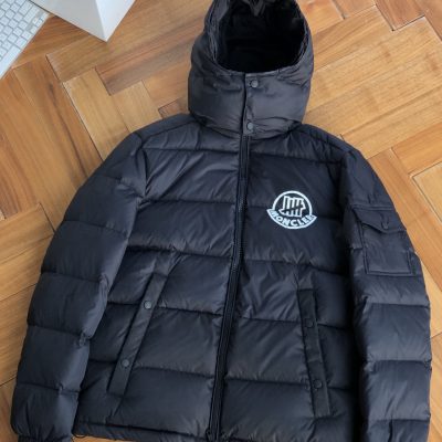 High Quality Moncler Down Jackets Black Nylon Luxury