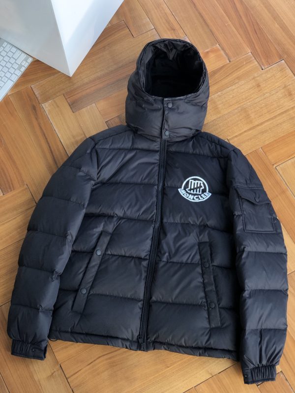 High Quality Moncler Down Jackets Black Nylon Luxury