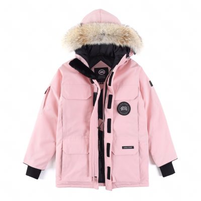 Premium Quality Canada Goose Jackets Pink Classic Collection