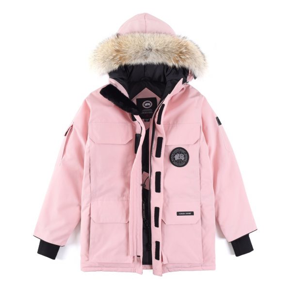 Premium Quality Canada Goose Jackets Pink Classic Collection