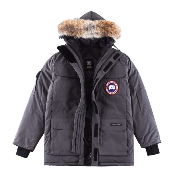 Premium Quality Canada Goose Jackets Grey Fleece Classic Style