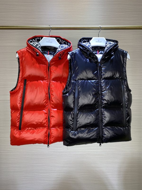 Premium Quality Moncler Vest Black Nylon Luxury