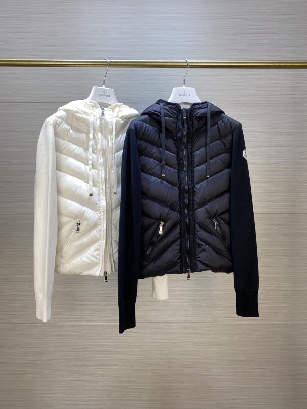 Best Selling Moncler Jackets Black Patchwork Style