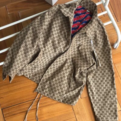Premium Gucci Coat Silk Print Style