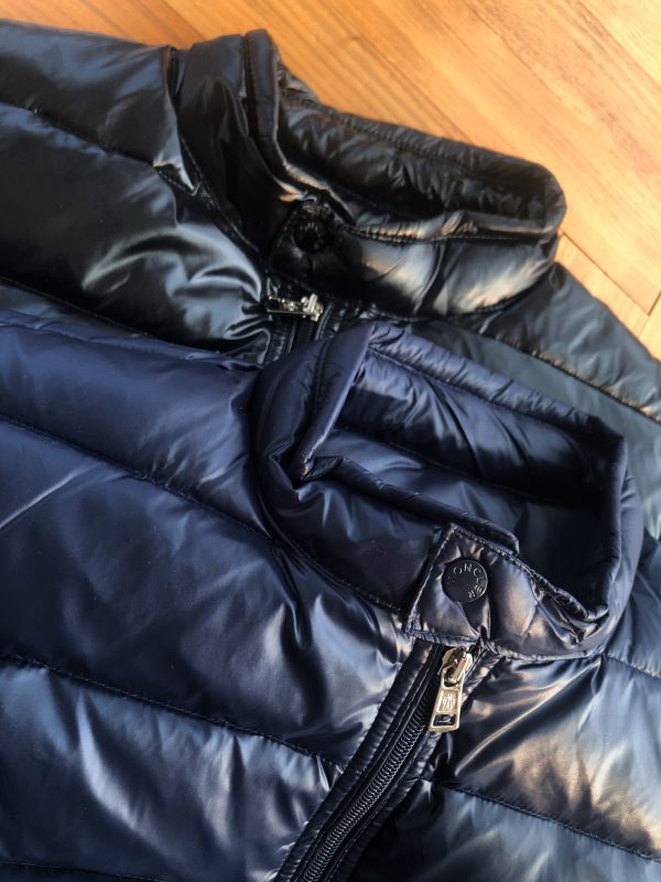 Luxury Moncler Down Jacket Black Nylon Classic Collection