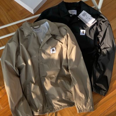 Best Selling Carhartt Jacket Black Polyester Print Collection