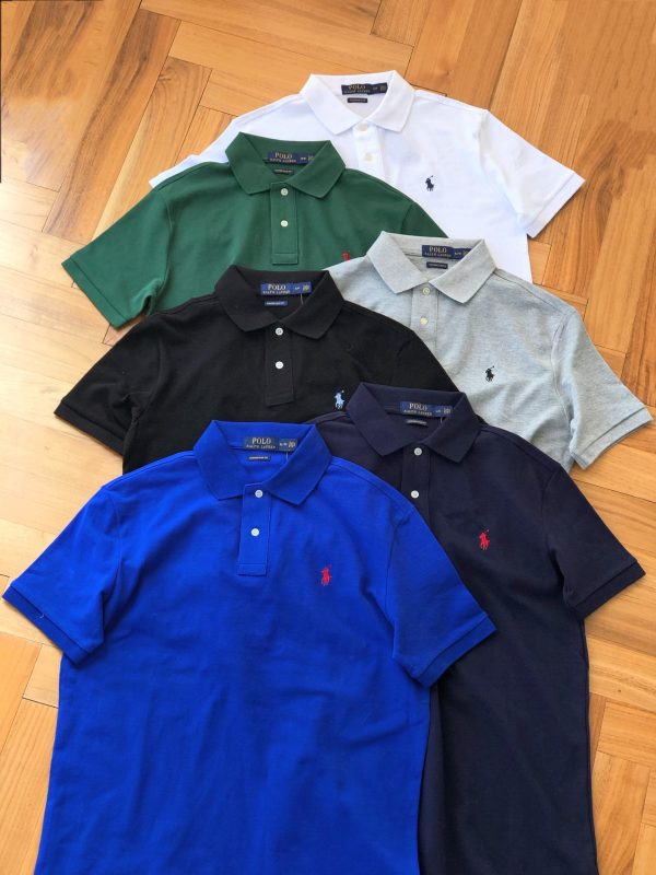 Best Selling Ralph Lauren Short-Sleeved Black Cotton Classic Luxury