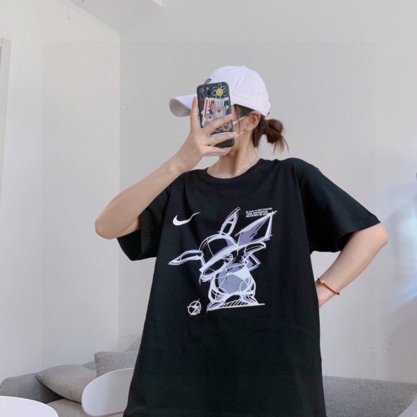 Best Selling Nike Short Sleeves White Cotton Print Luxury