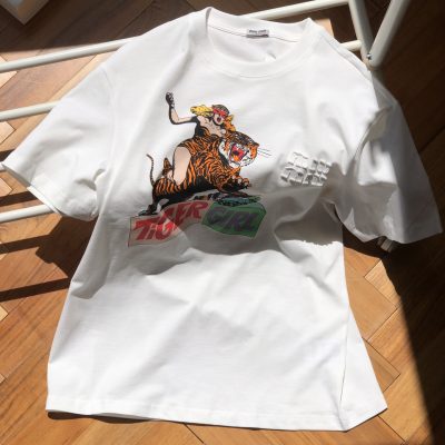 Best Selling Miu Miu Short Sleeves Print Luxury