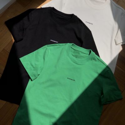 Premium Quality Givenchy Short Sleeves Black Print Collection