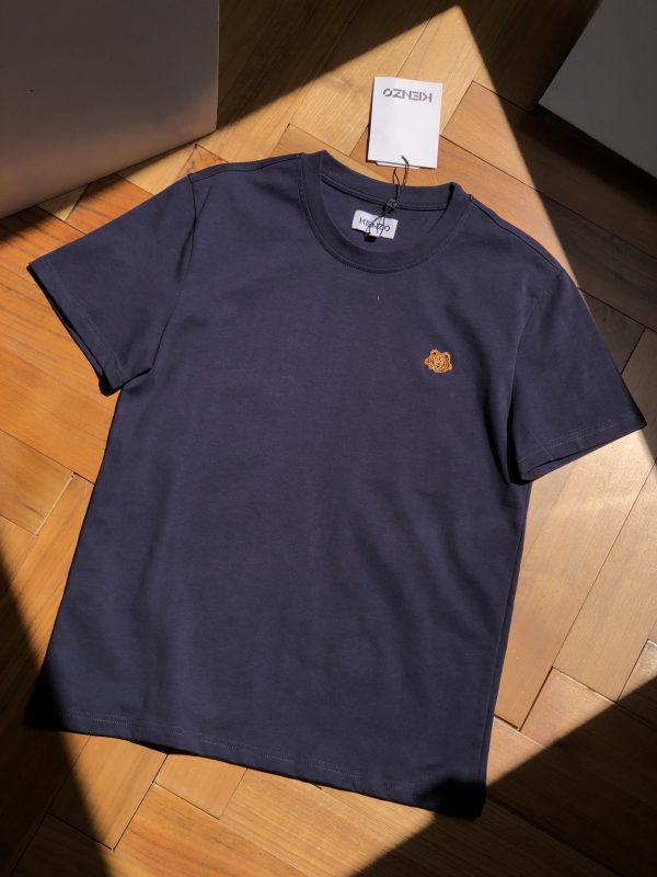 Best Selling Kenzo Short Sleeves Black Logo Style