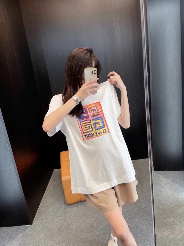 High Quality Givenchy Short Sleeves Cotton Logo Collection