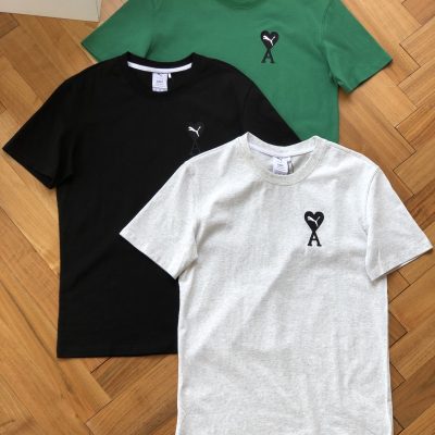 Best Selling Puma Short Sleeves Black Solid Collection