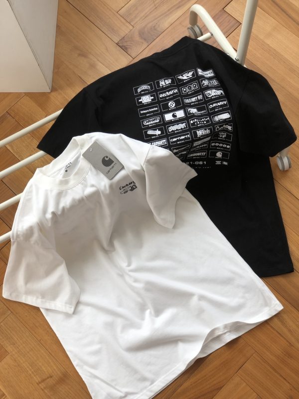 Luxury Carhartt Short Sleeves Black Cotton Luxury