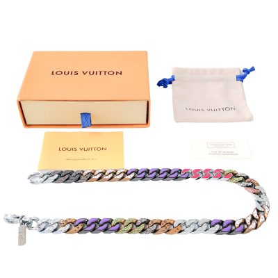 Best Selling Louis Vuitton Necklace Blue Monogram Luxury