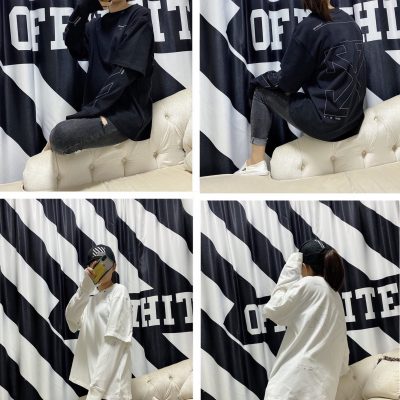 Premium Off-White Long Sleeves White Cotton Classic Style