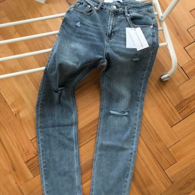 Luxury Calvin Klein Jeans Blue Denim Washed Style