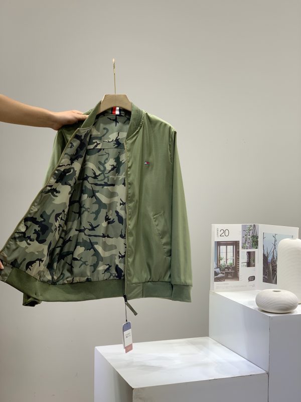High Quality Tommy Hilfiger Coats Green Casual Collection