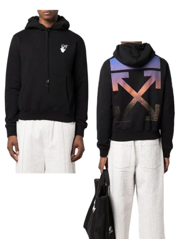 Best Selling Off-White Sweatshirts White Cotton Gradient Luxury