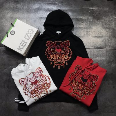 Best Selling Kenzo Sweatshirts Gold Embroidered Luxury