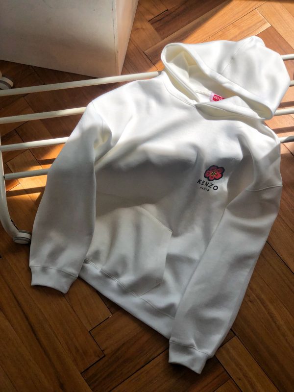 Luxury Kenzo Sweatshirts White Cotton Print Luxury