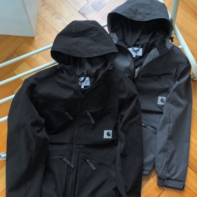 Luxury Carhartt Coats Black Polyester Logo Collection