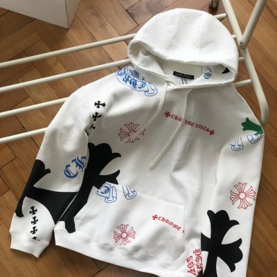 Premium Chrome Hearts Sweatshirts White Cotton Print Collection