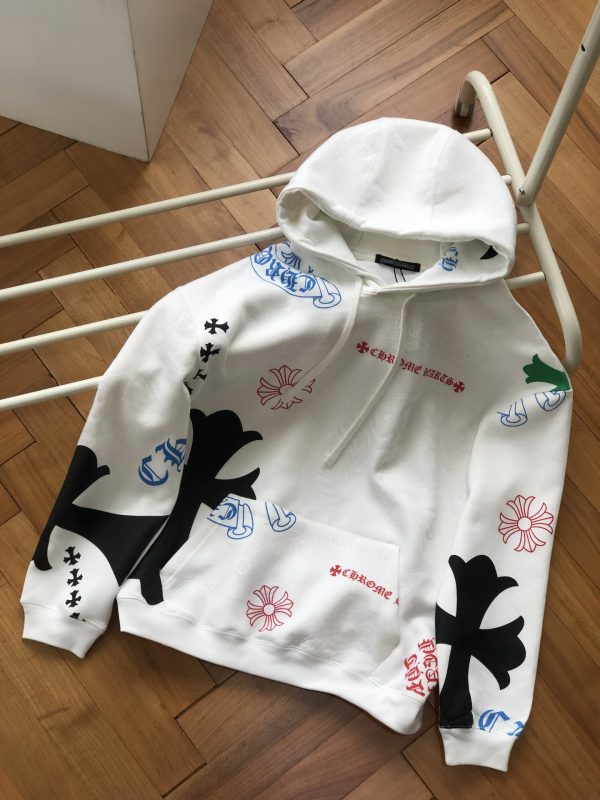 Premium Chrome Hearts Sweatshirts White Cotton Print Collection