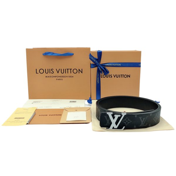 Premium Quality Louis Vuitton Leather Belts Black Canvas Monogram Collection