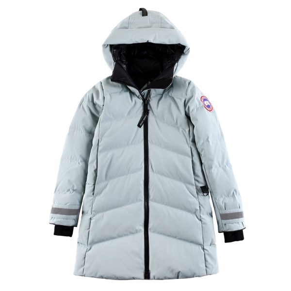 Premium Quality The North Face Coats Blue Polyester Embroidery Collection