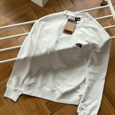Best Selling The North Face Sweatshirts White Cotton Embroidered Collection
