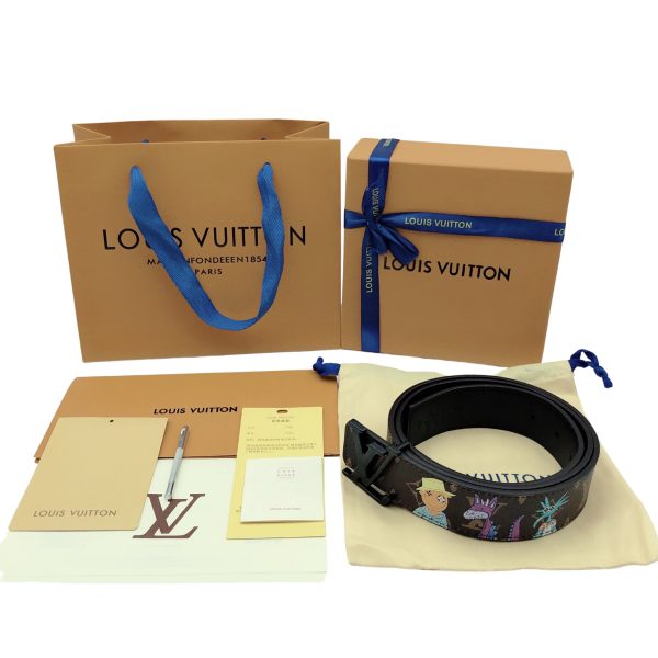Premium Louis Vuitton Belt Brown Cowhide Classic Luxury