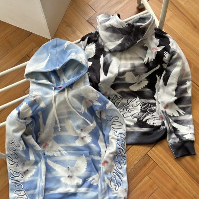 Premium Quality Supreme Sweatshirts Black Cotton Embroidered Style