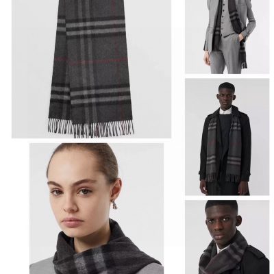 Premium Burberry Scarf Cashmere Plaid Collection