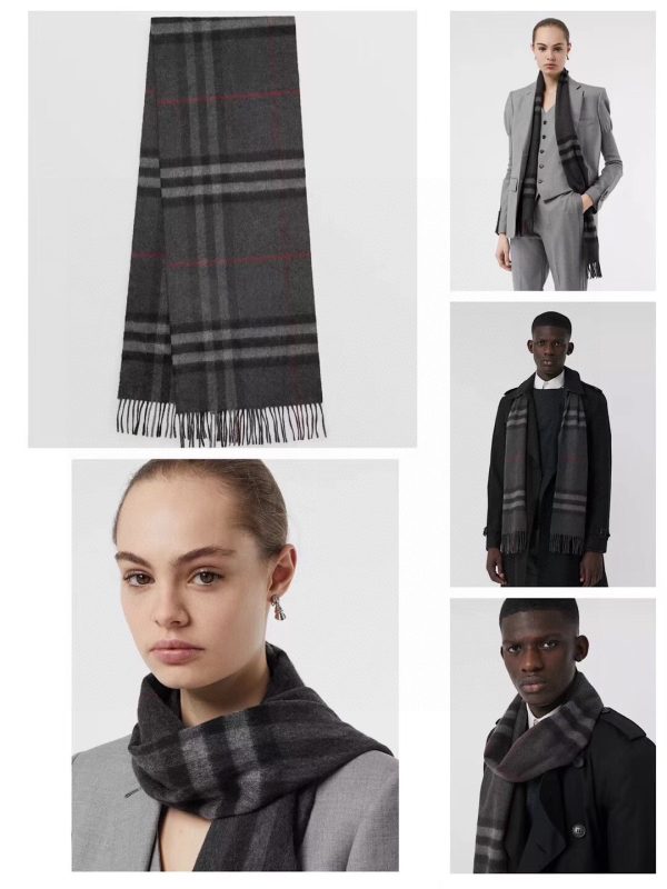 Premium Burberry Scarf Cashmere Plaid Collection